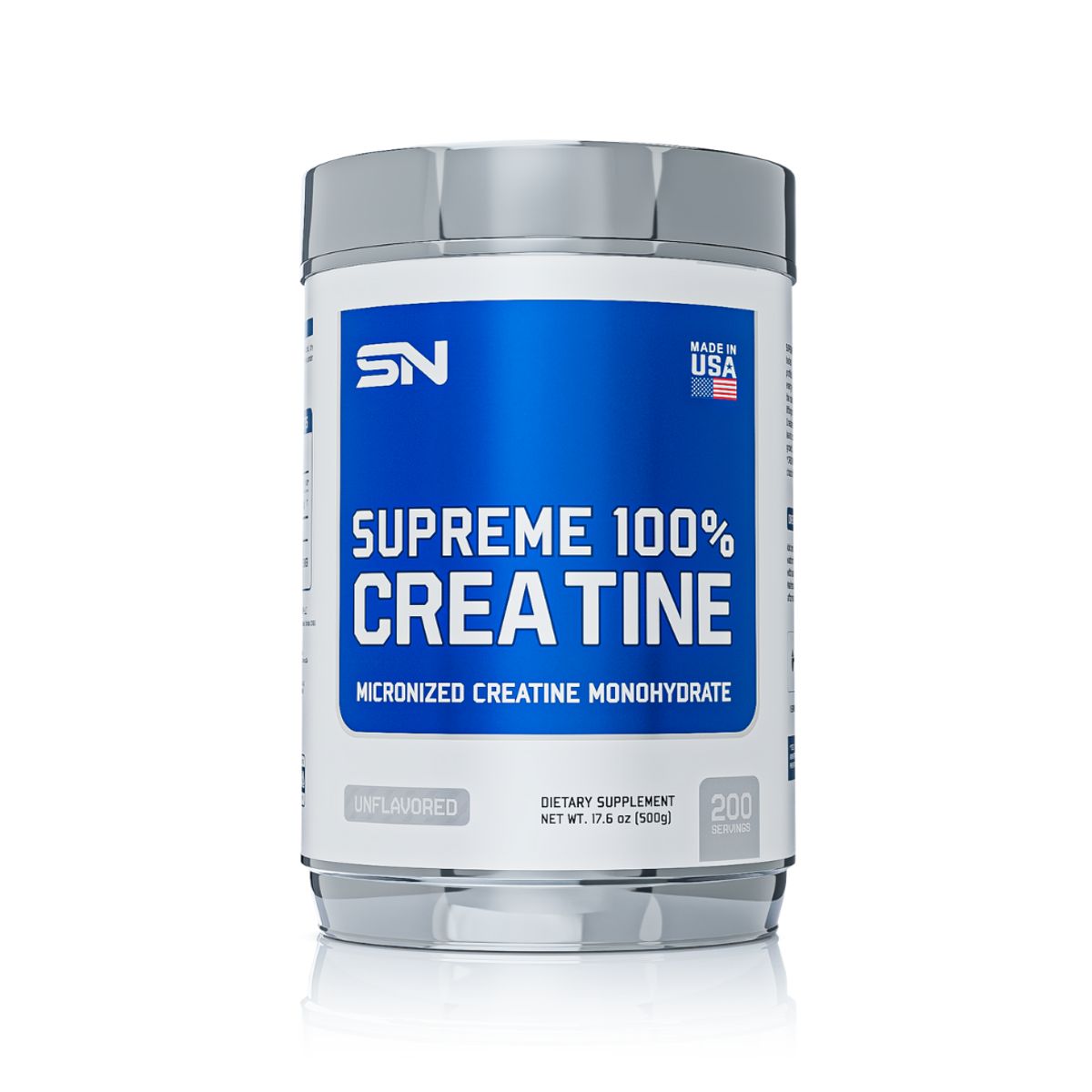 SUPREME NUTRITION - CREATINA MICRONIZADA SUPREME NUTRITION 250G + PORTAPROTEINA