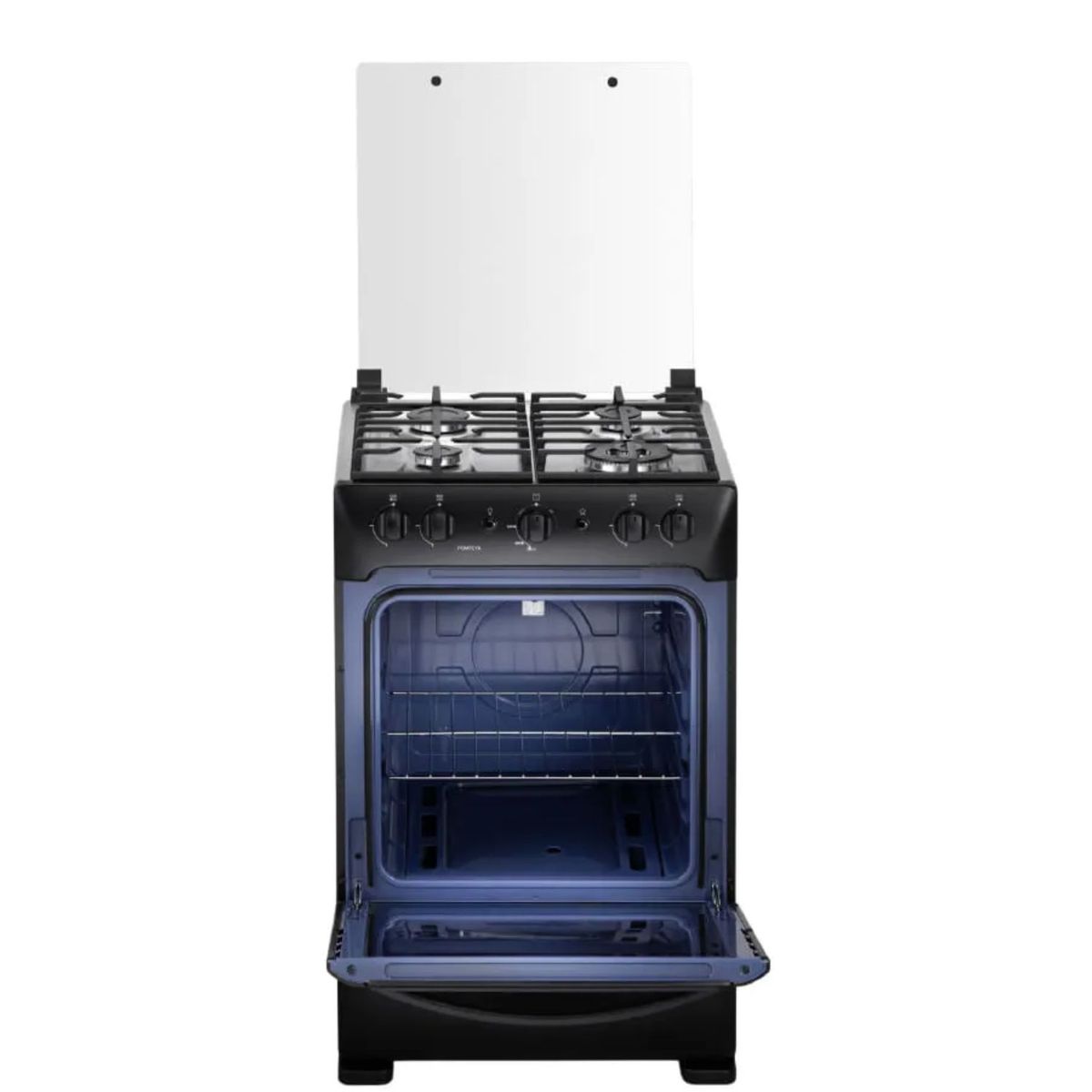 INDURAMA - COCINA POMPEYA INDURAMA 4 HORNILLAS NEGRA