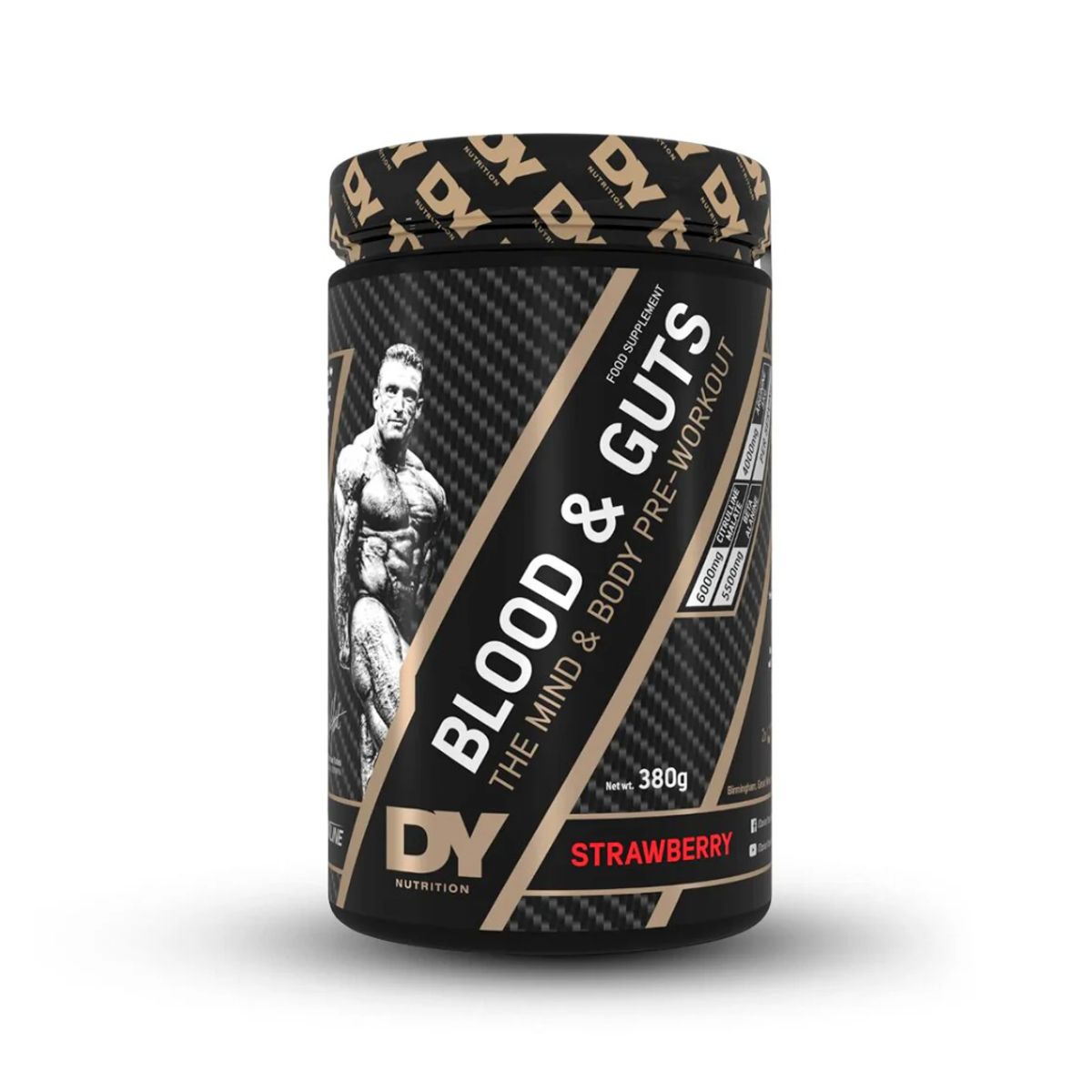 DORIAN YATES - PRE ENTRENO BLOOD AND GUTS 40 SERV STRAWBERRY + XB