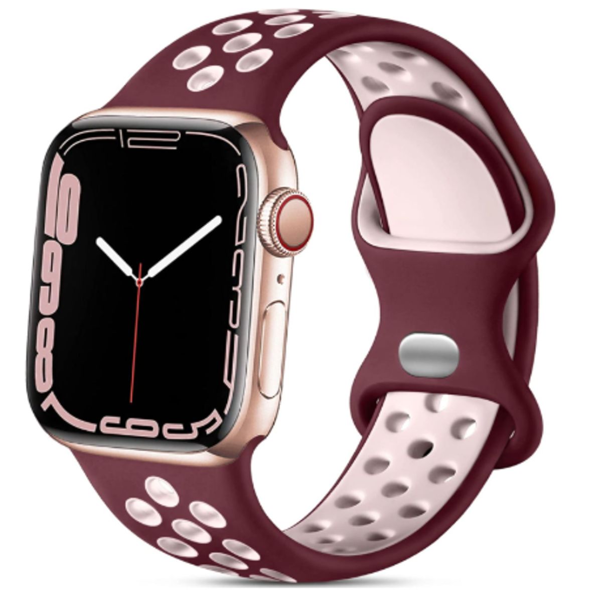 GENERICO - Correa para apple watch 42mm - Vinotinto