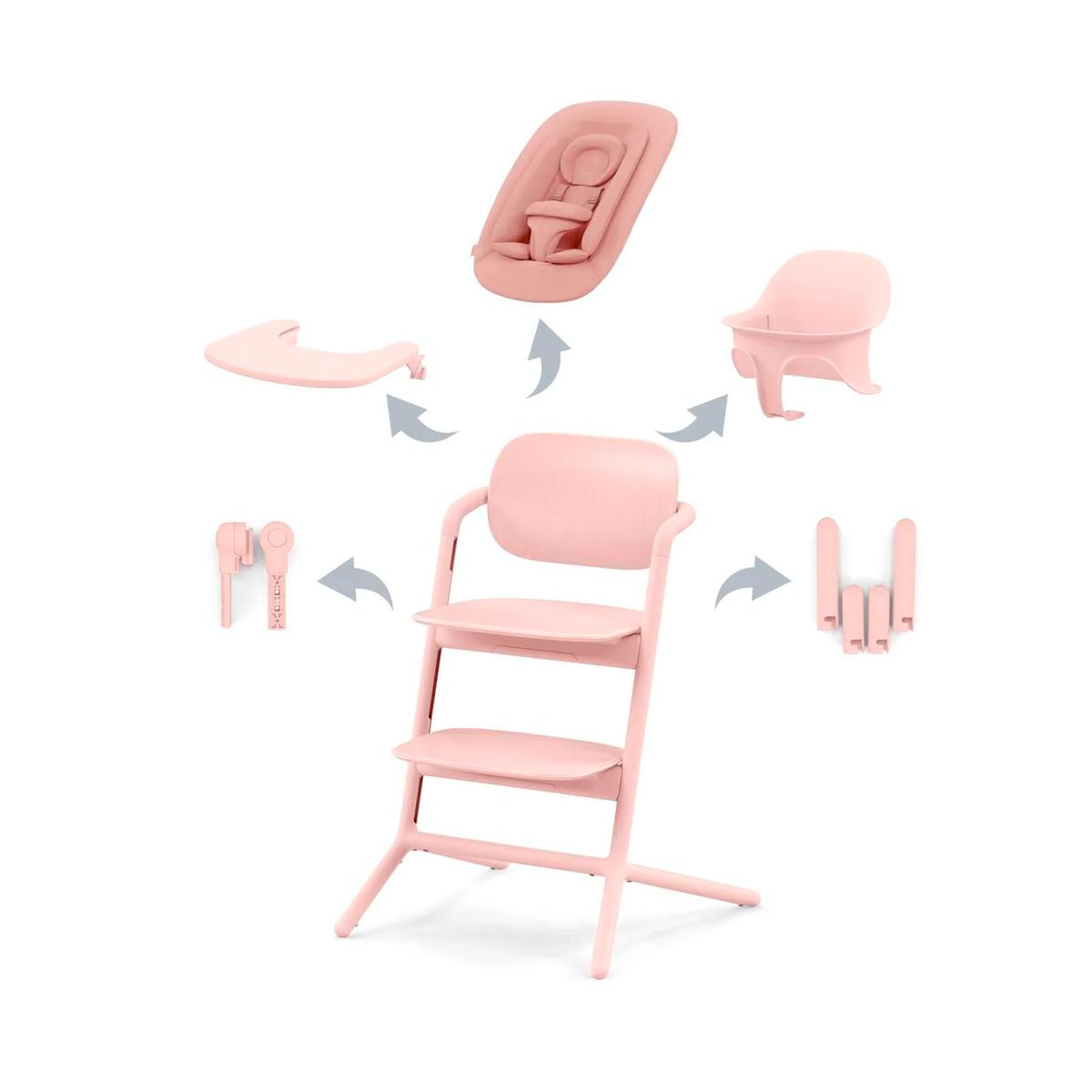CYBEX - SILLA  4 EN 1 MODELO LEMO PEARL PINK CYBEX