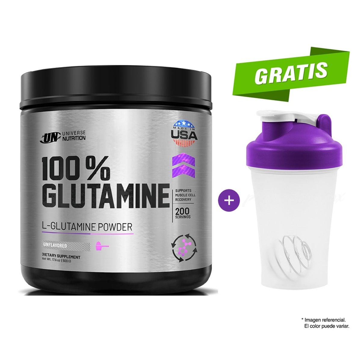 Universe Nutrition - Glutabolic America UN Nutrition 500 gramos