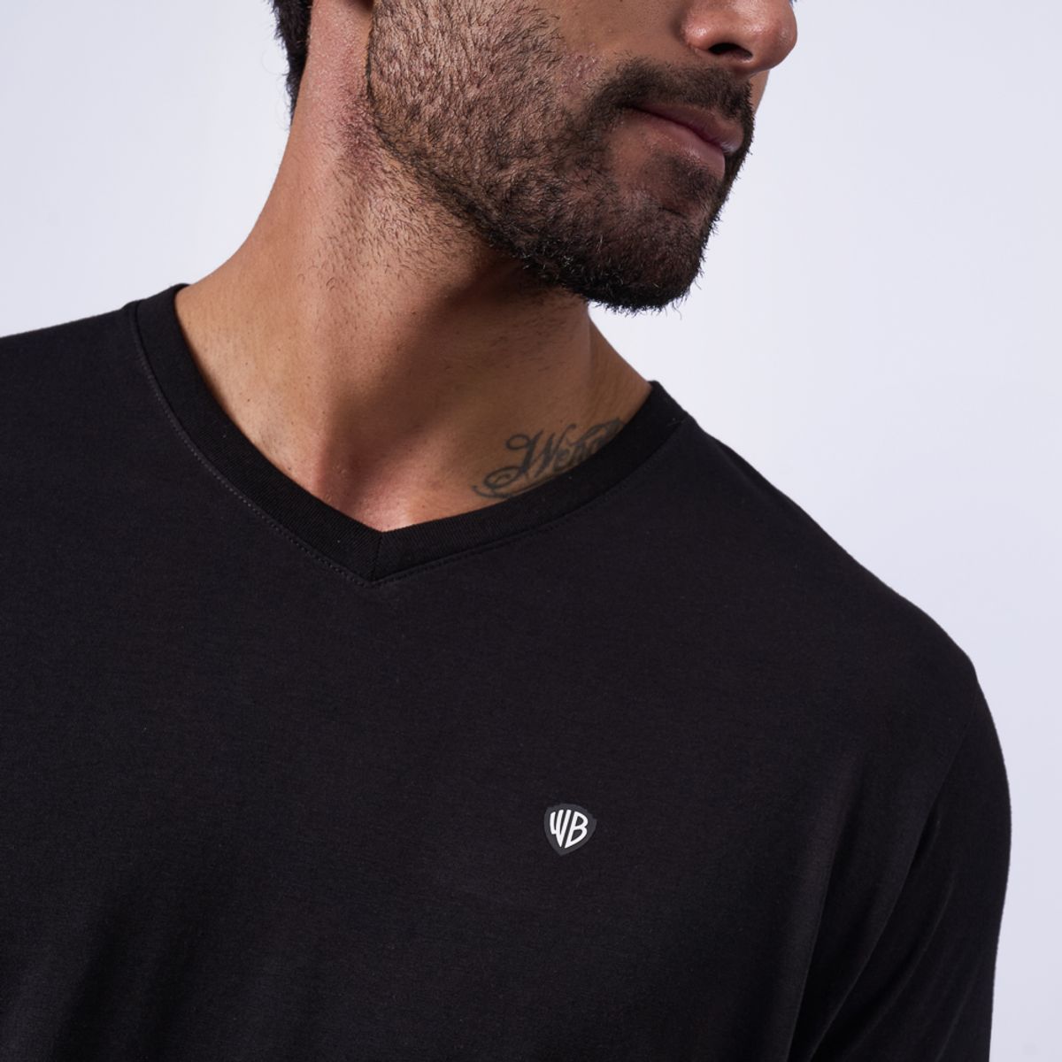 1921 - POLO EI25V-NECK P2 JERSEY - NEGRO