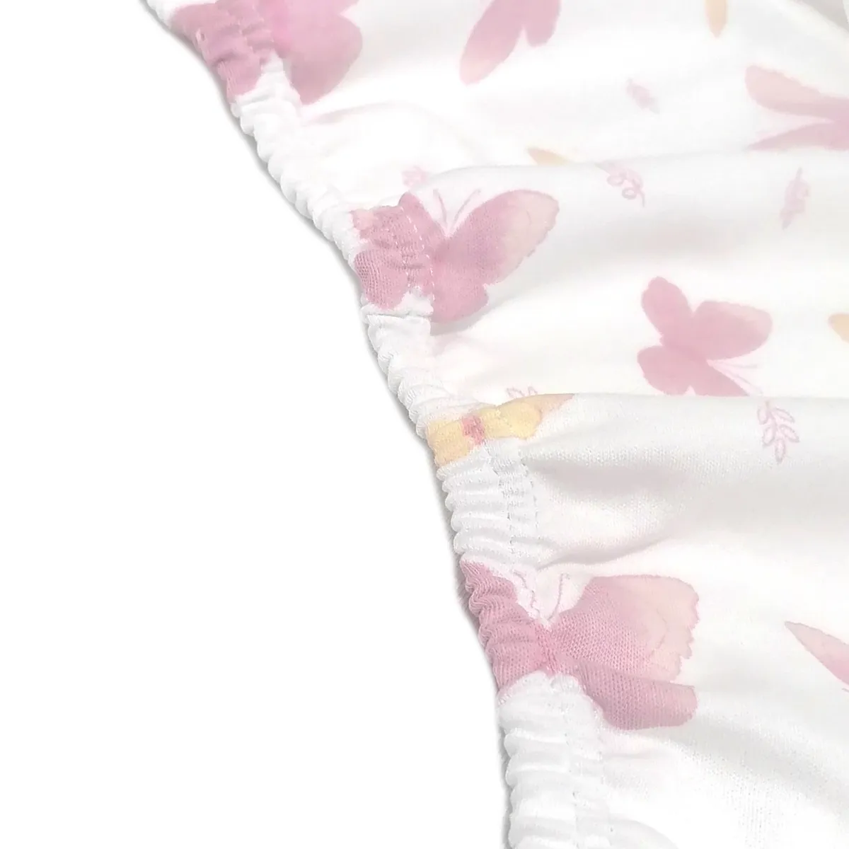 SESAMO - Sabanas Bebe Pack and Play 100% Algodon Mariposas Lila