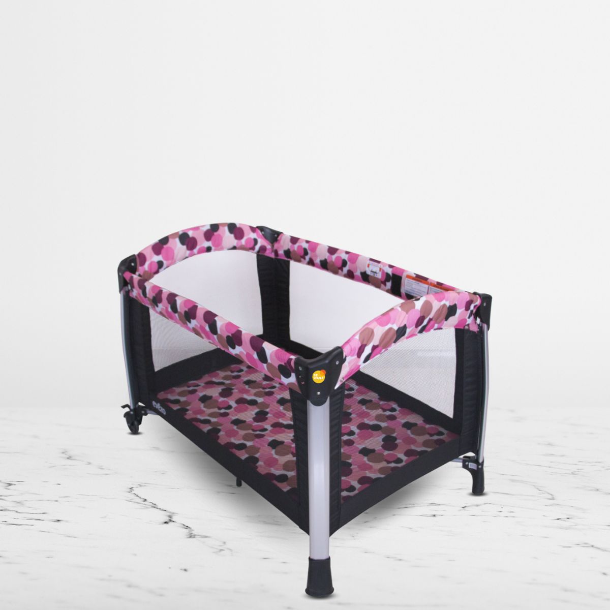 EVEZO - Cuna Corral Para Bebés «ZYBELA» Pink