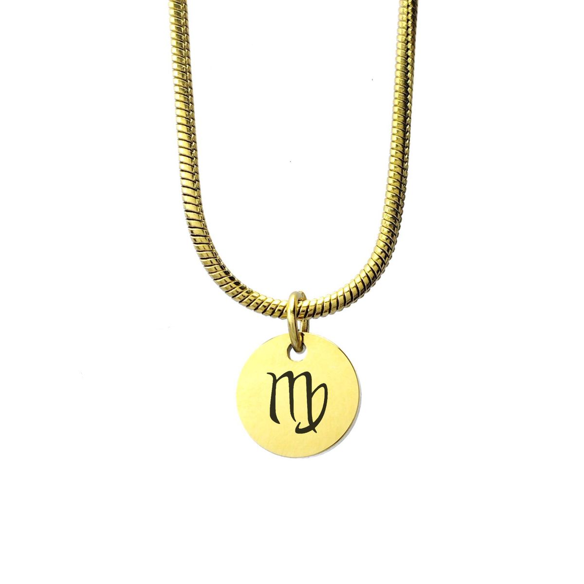 GENERICO - Collar Cadena Signo Virgo Enchapado en Oro 18k para mujer