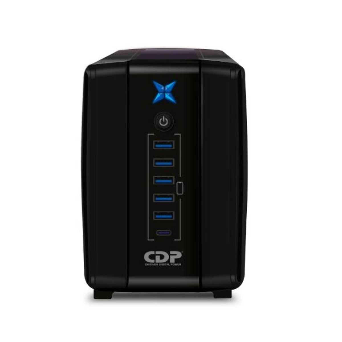 CDP - SAI CDP INTERACTIVO R-UPR758I 750VA/375W 5 PUERTOS USB /1 TIPO-C