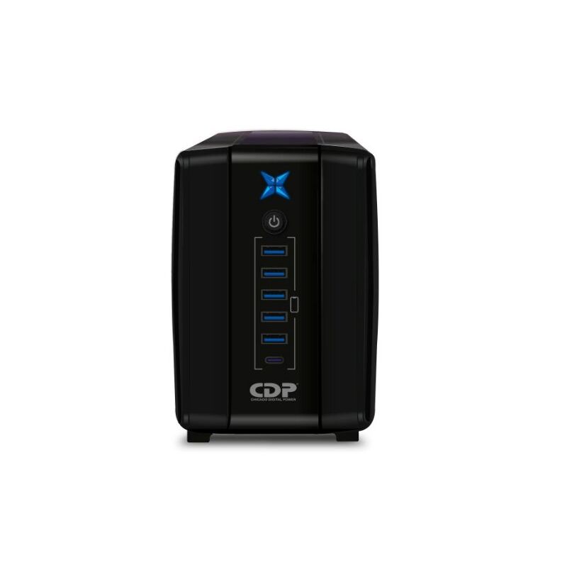 CDP - SAI CDP INTERACTIVO R-UPR758I 750VA/375W 5 PUERTOS USB /1 TIPO-C