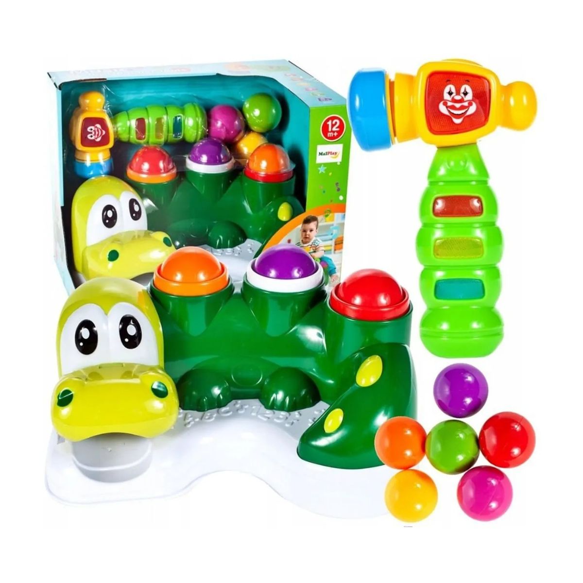 IDEAL - Juguete Estimulacion Para Bebe Con Martillo Musical Con Luz