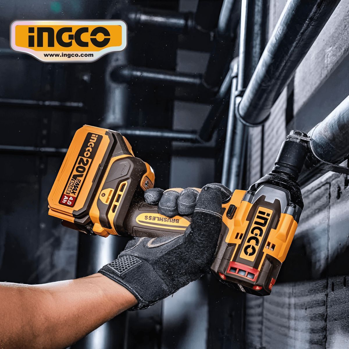 INGCO TOOLS - CIWLI2050 LLAVE DE IMPACTO DE 500NM