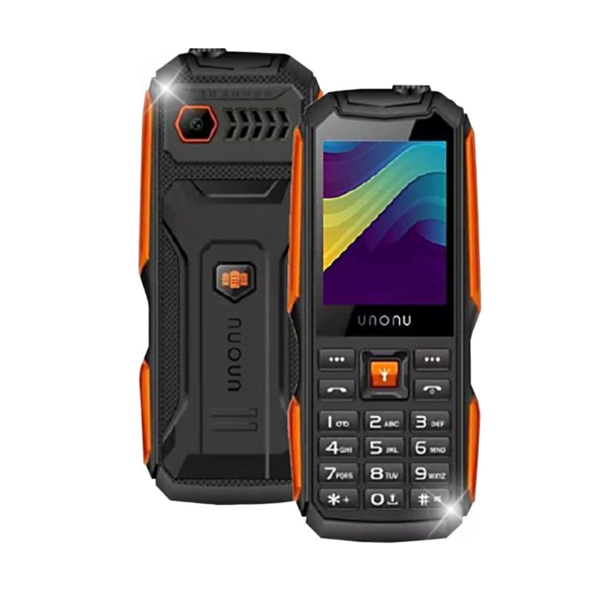UNONU - CELULAR BASICO UNONU UR10L 4G DUAL SIM - NARANJA