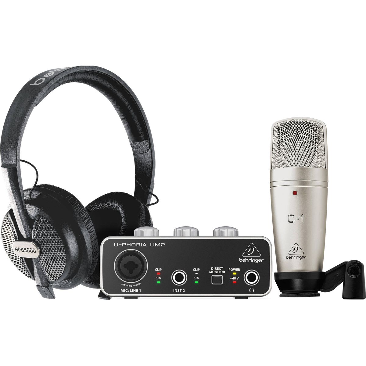 Behringer - Behringer U-PHORIA STUDIO Interfaz - Micrófono Y Audífono
