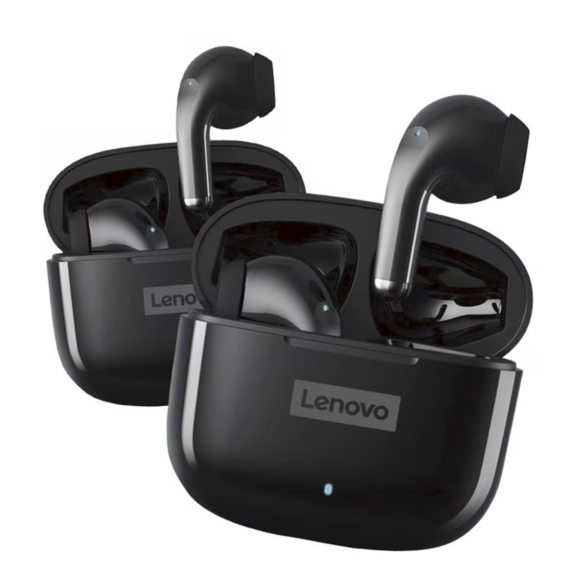 LENOVO - Audífonos Inalámbricos Lenovo LP40 Pro Combo x2 Negro BT 5.1