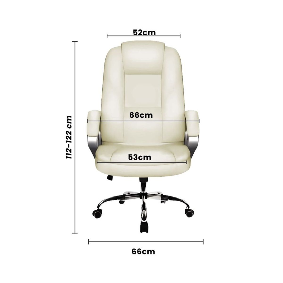 XION - SILLA DE OFICINA VANCOUVER BALANCEO RESPALDO ERGONOMICO COLOR BEIGE