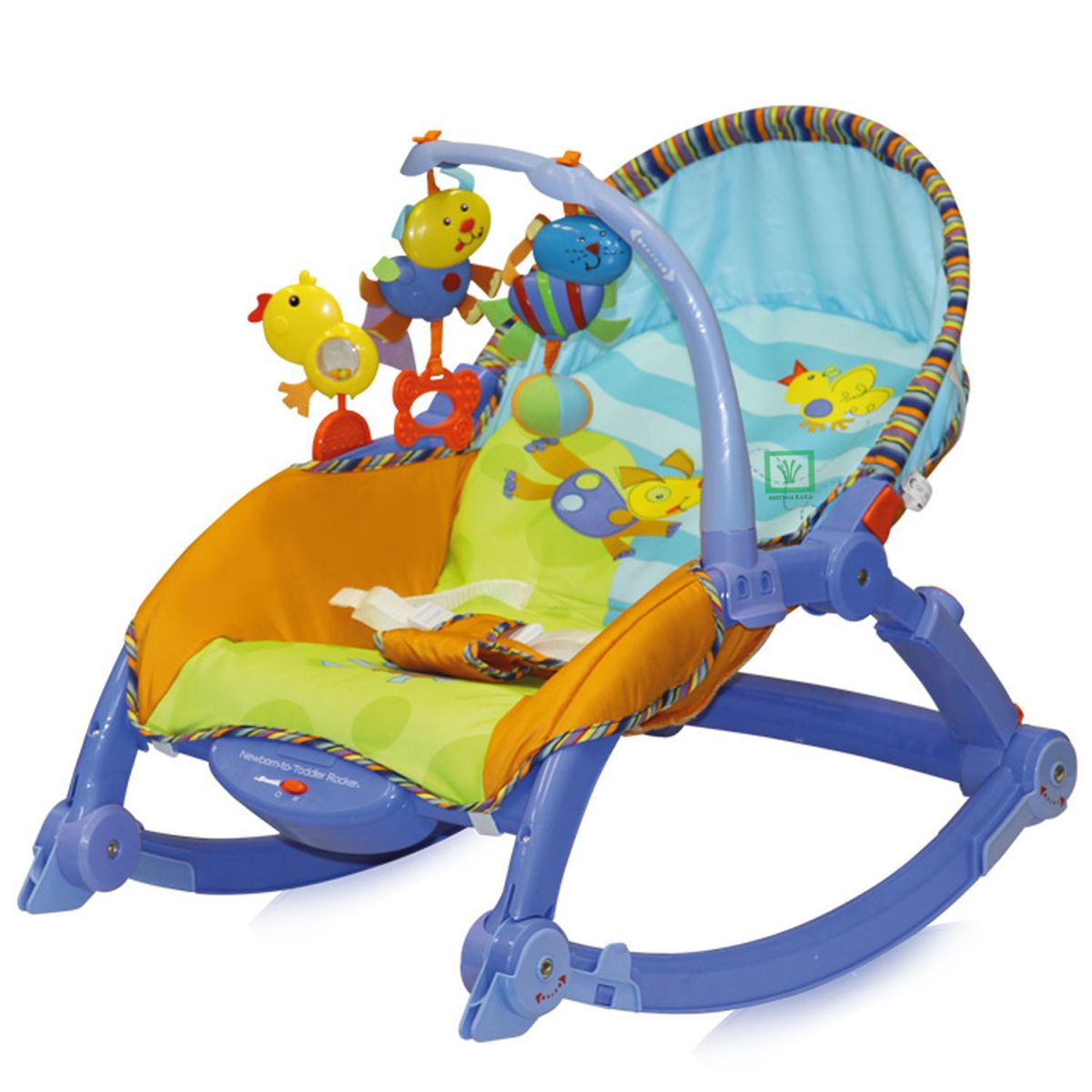 IDEAL BABY & KIDS - Mecedora para Bebes Musical y Vibrador Plegable  Crece