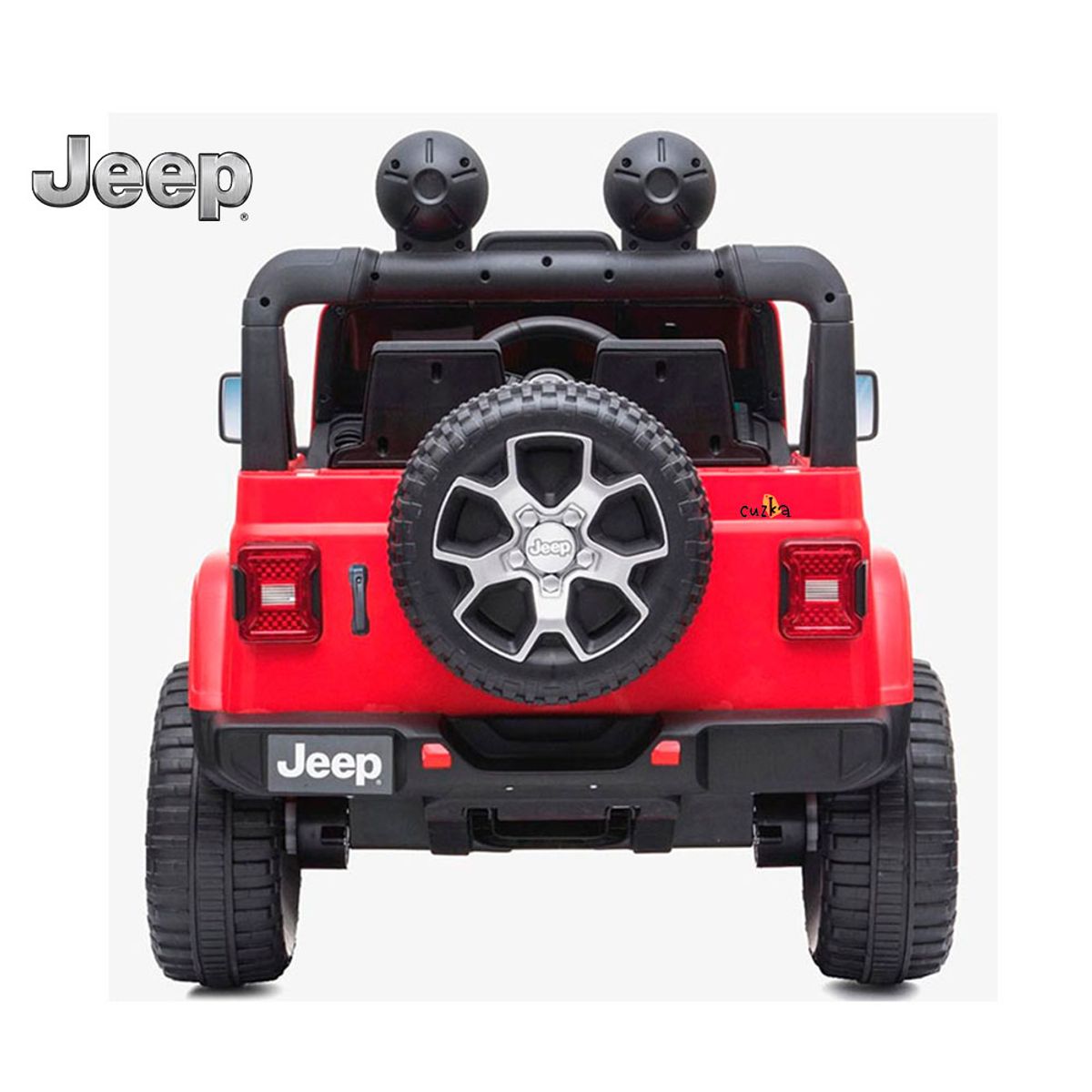 JEEP - Carro a Batería ¨JEEP RUBICON¨ Red LICENCED