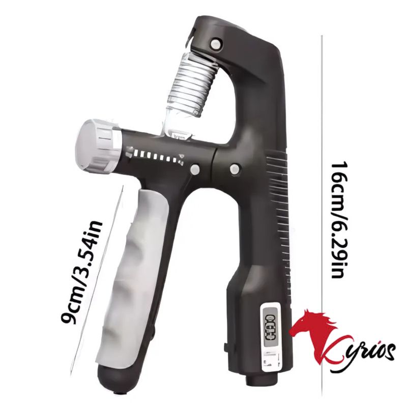 NO LOGO - HAND GRIP DE 100 KG CON CONTADOR PARA ENTRENAMIENTO