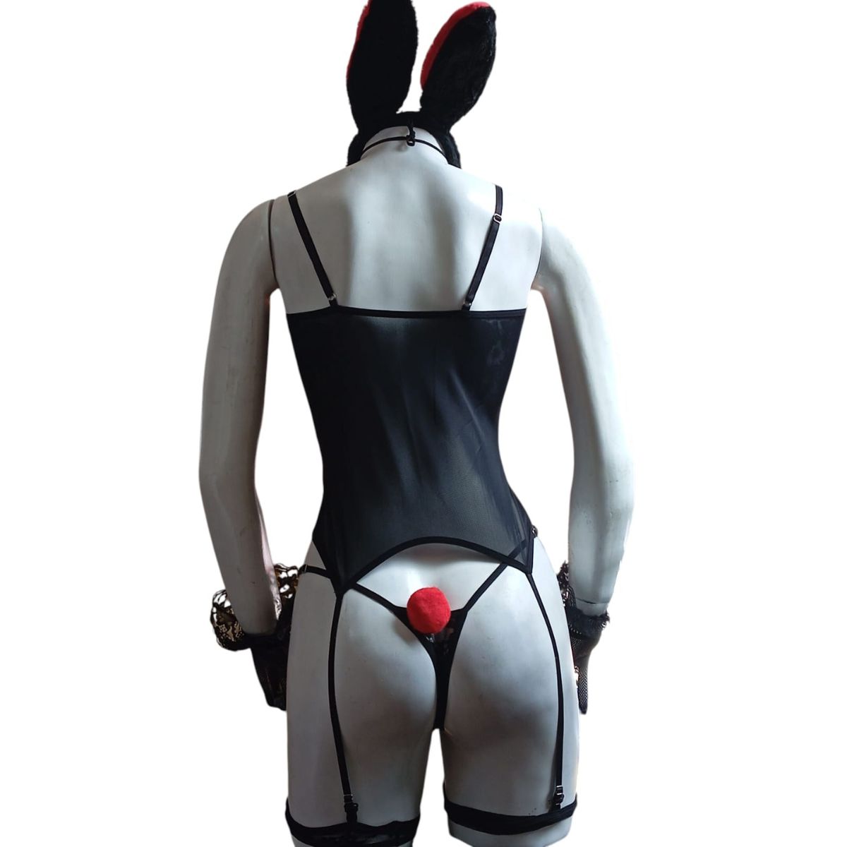 GENERICO - LENCERIA SEXY DISFRAZ CONEJITA CORSET TALLA S-M-L