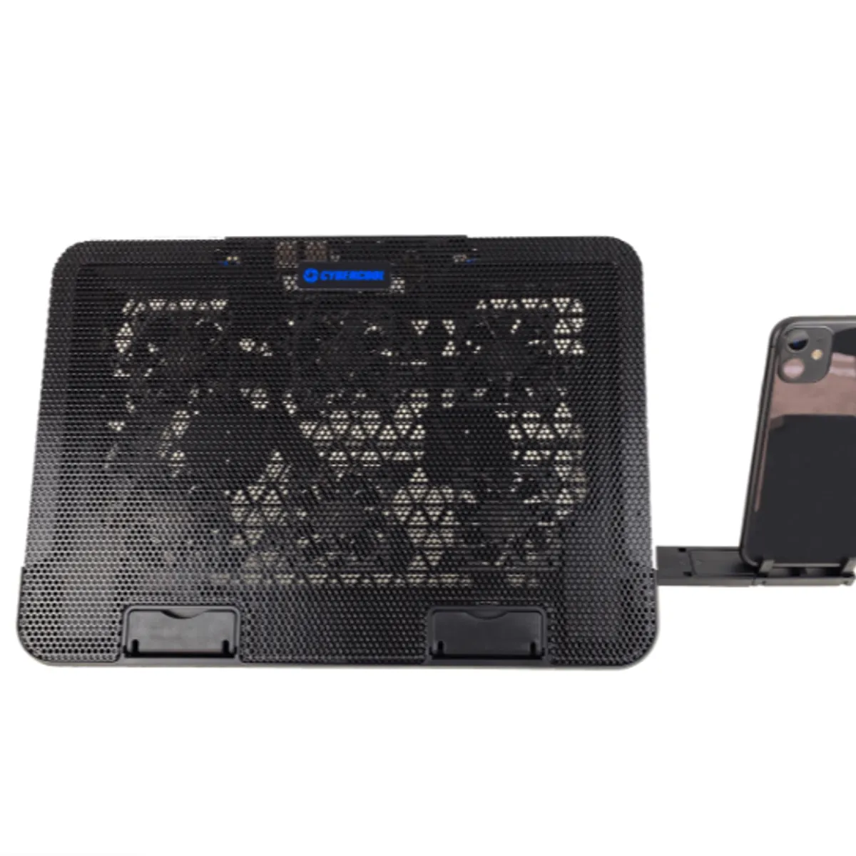 HALION - Cooler para Laptop CYBERCOOL HA-A9R LED Azul Marco RGB USB HALION