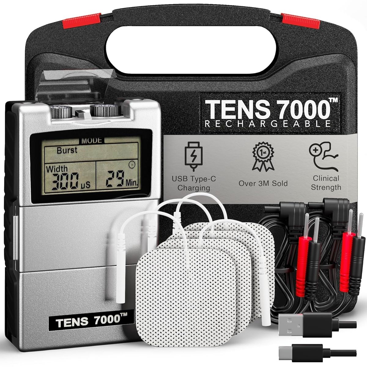 GENERICO - Tens 7000 Original Recargable Distribuidor Oficial