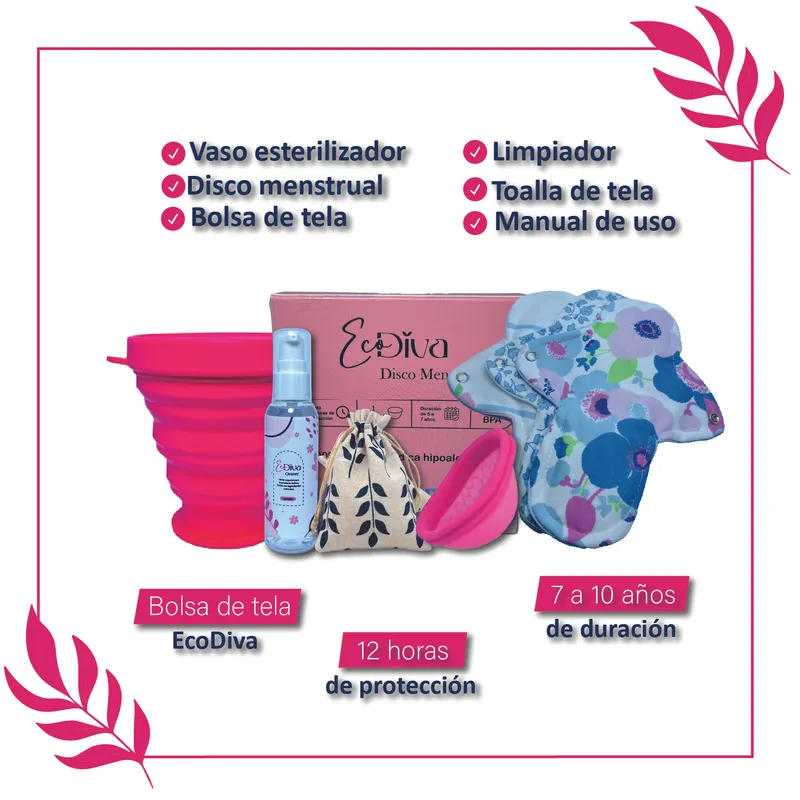 GENERICO - Kit Toalla y Disco Menstrual