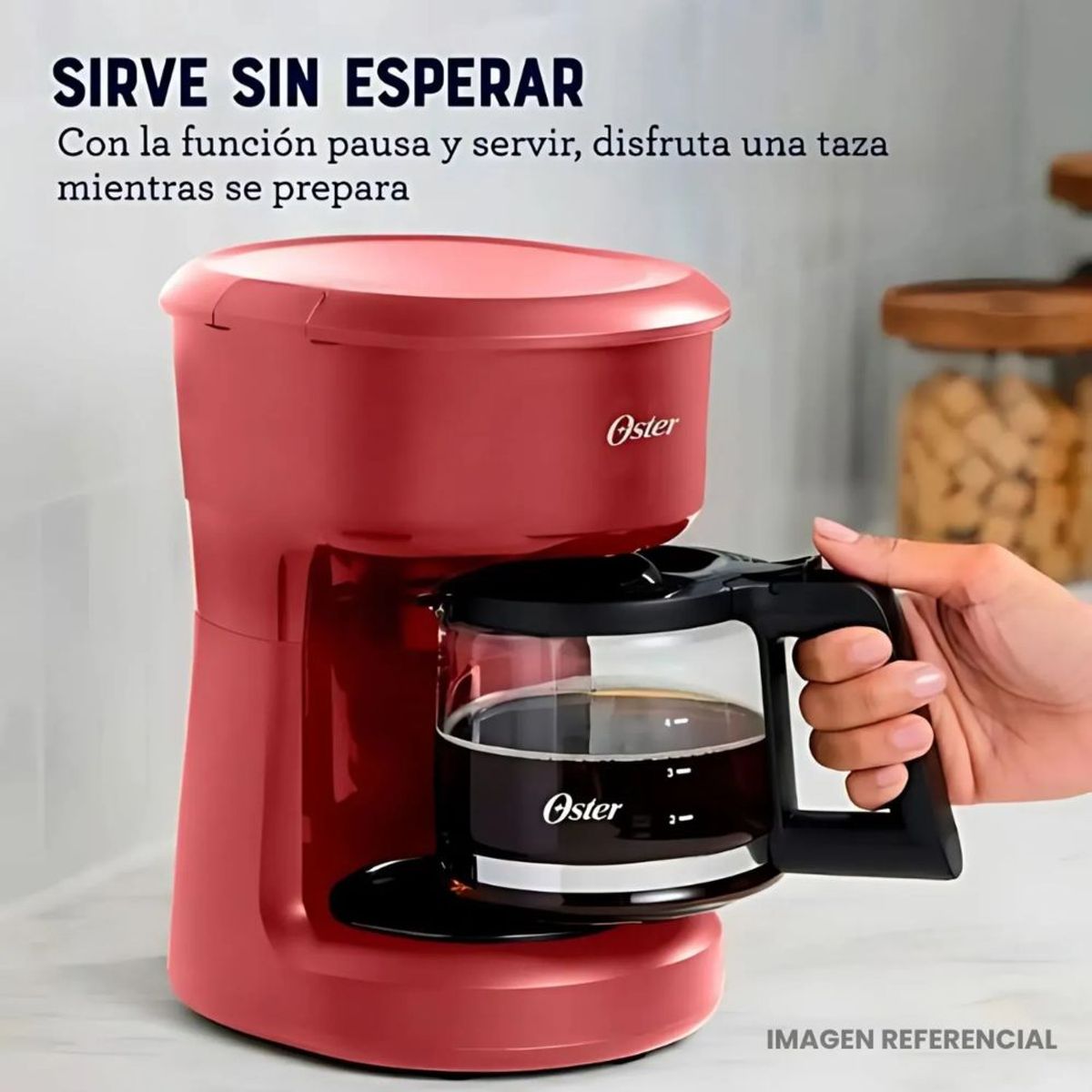 OSTER - Cafetera Oster 5 Tazas con Filtro Reutilizable BVSTDCS51R