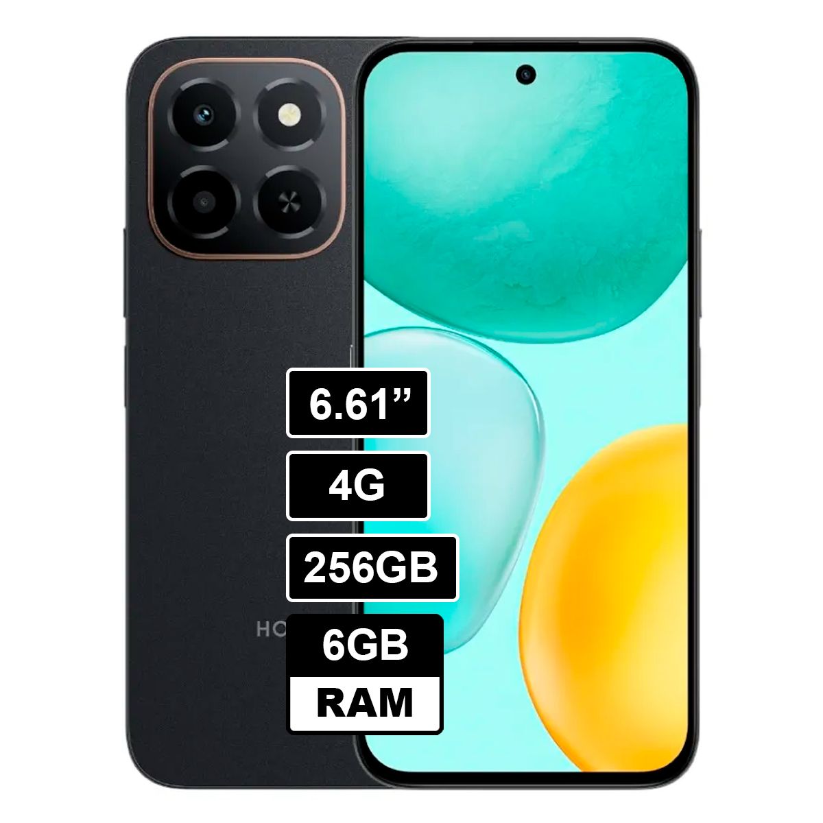 HONOR - Celular Honor X6C 256GB 6GB RAM Negro