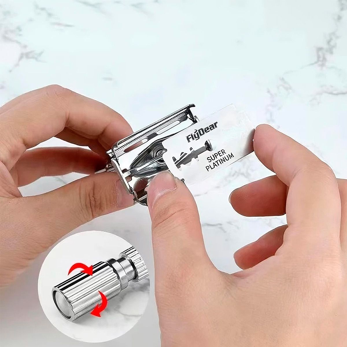 GENERICO - Maquina De Afeitar Clasico Afeitadora Doble Filo