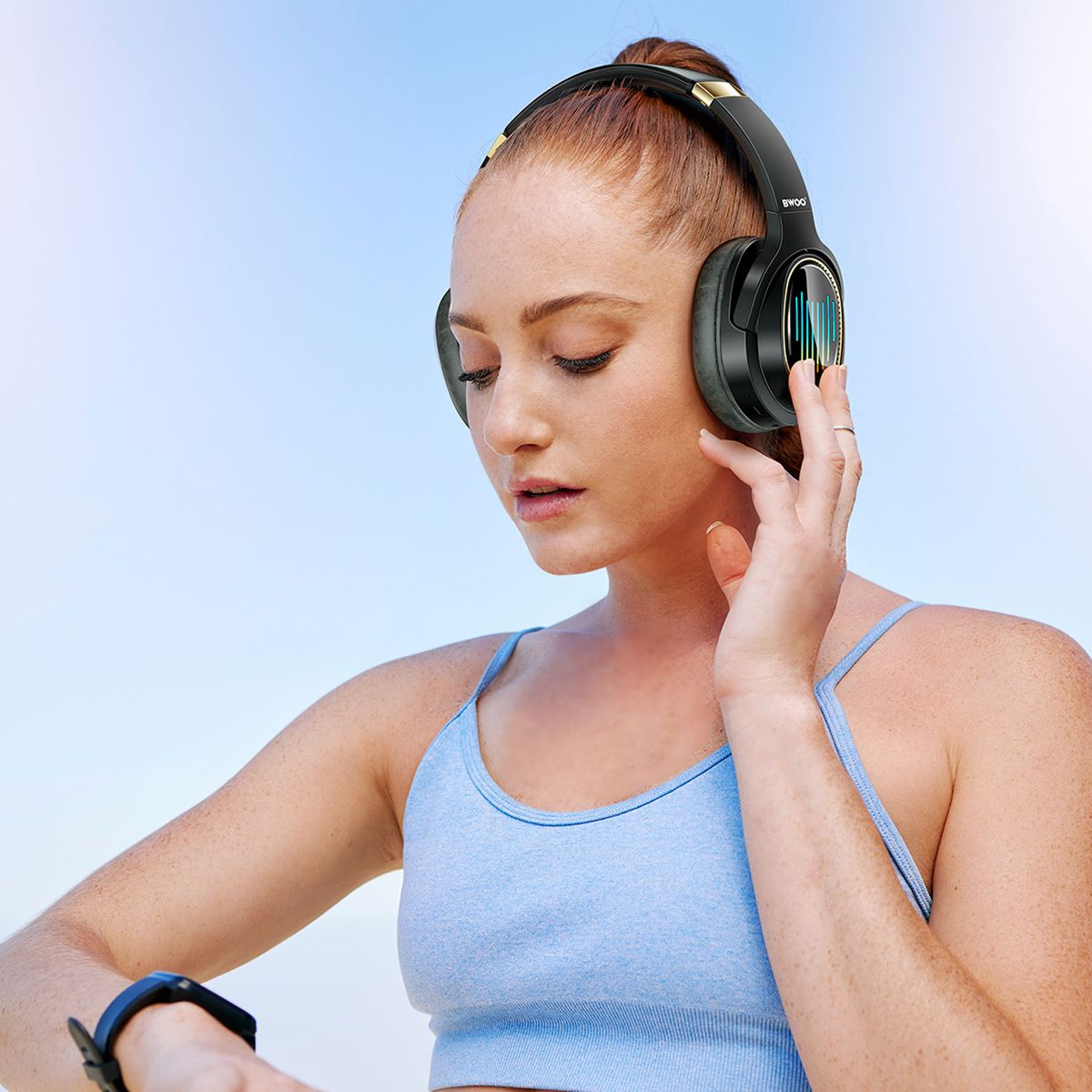 GENERICO - AUDIFONOS INALAMBRICOS CON CANCELACION DE RUIDO RGB BT V54 BW586 BWOO