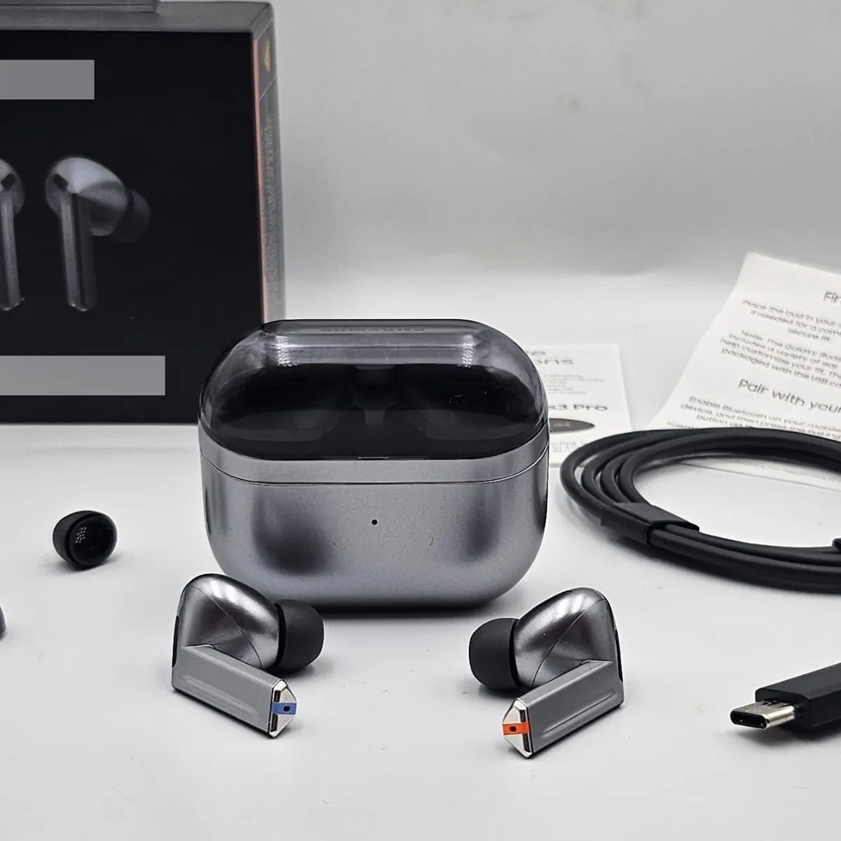 GENERICO - Audifonos Galaxy Buds 3 Pro - Gray CON LOGO