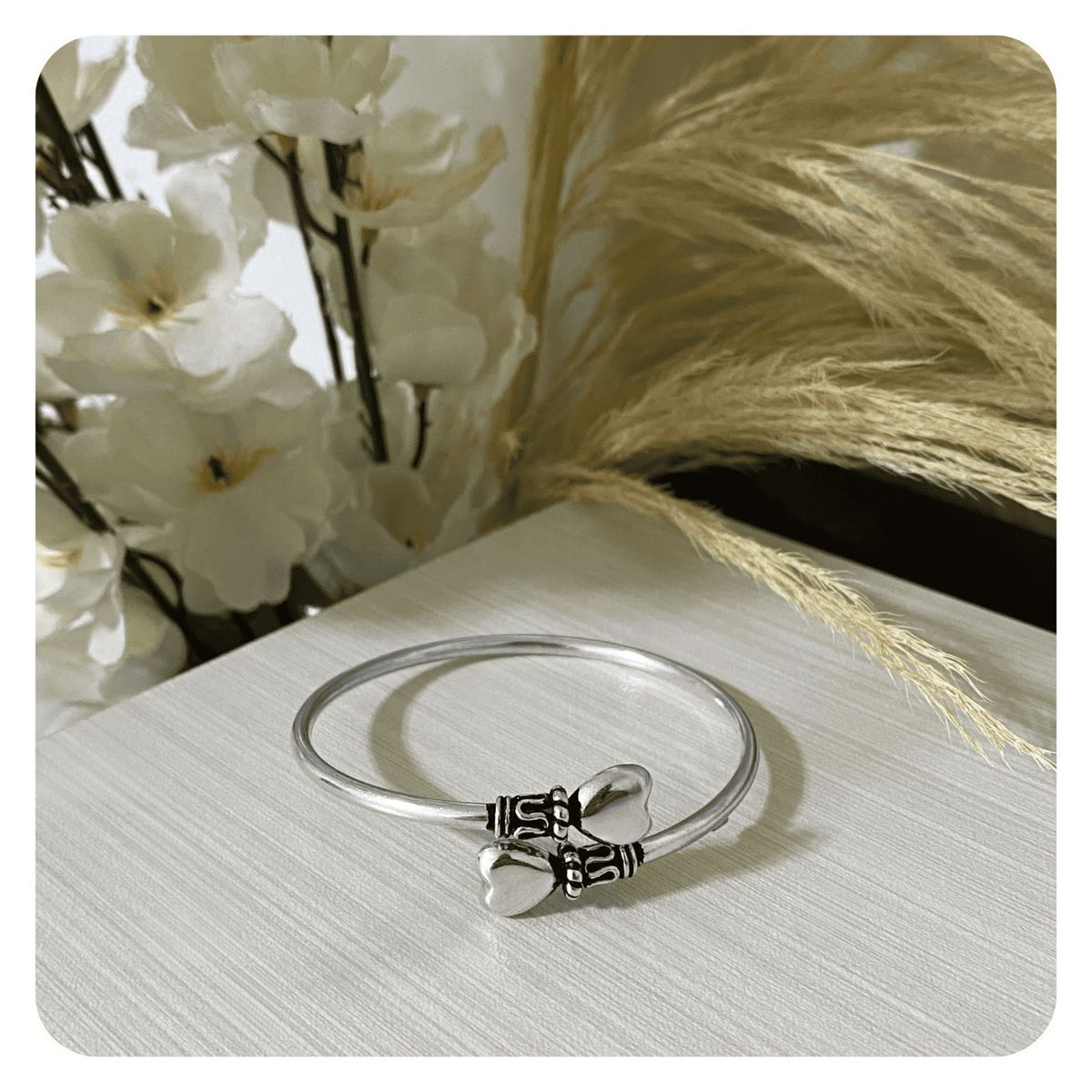 GENERICO - Puñera Pulsera Corazón Regalo Mamá Novia Plata 950