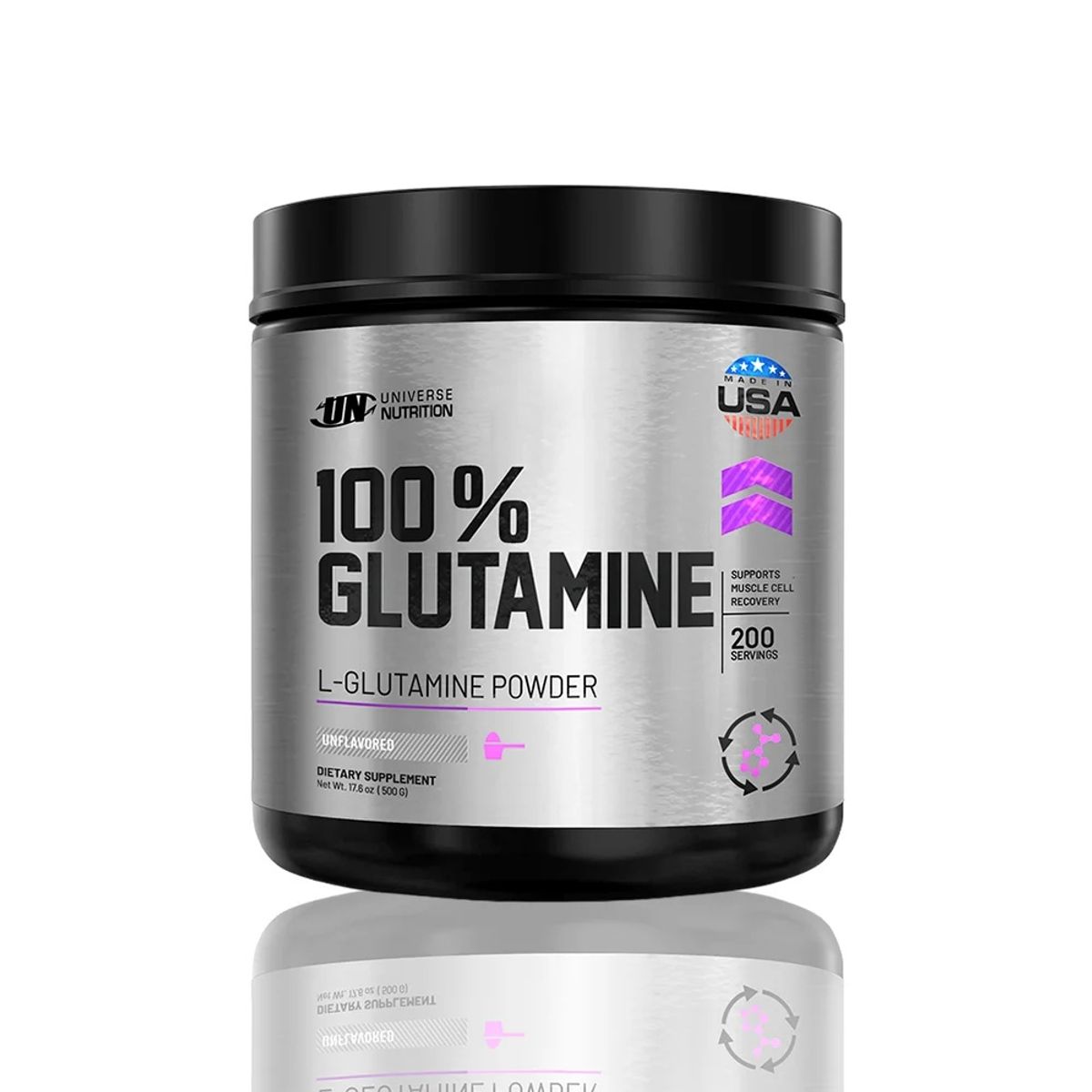 UNIVERSE NUTRITION - Glutamina Universe Nutrition 500 G + Shaker