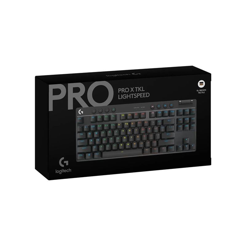 LOGITECH - Teclado Gamer Logitech PRO X TKL Lightspeed  Black WIFI