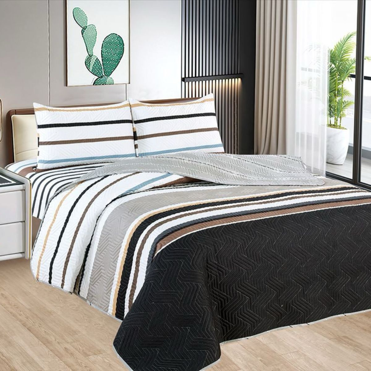 CASATEX - CUBRECAMA CASATEX CON DISEÑO 2PLZ