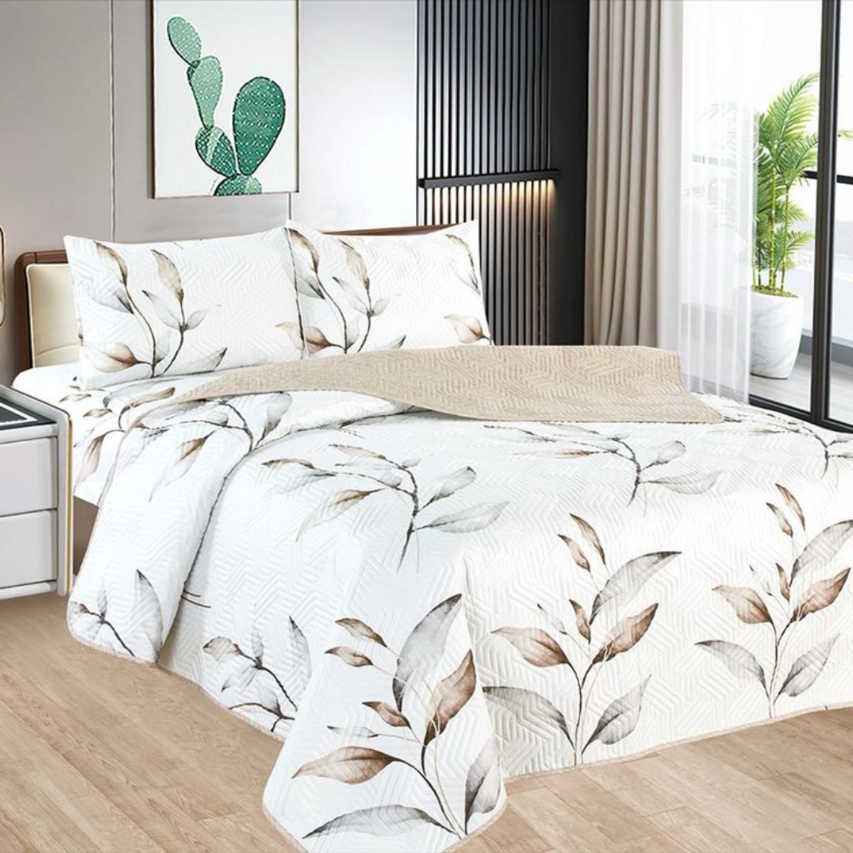 CASATEX - CUBRECAMA CASATEX CON DISEÑO QUEEN