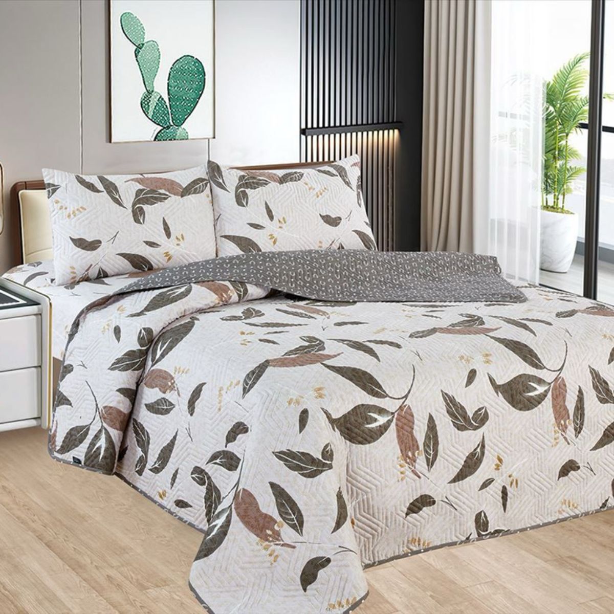 CASATEX - CUBRECAMA CASATEX CON DISEÑO QUEEN