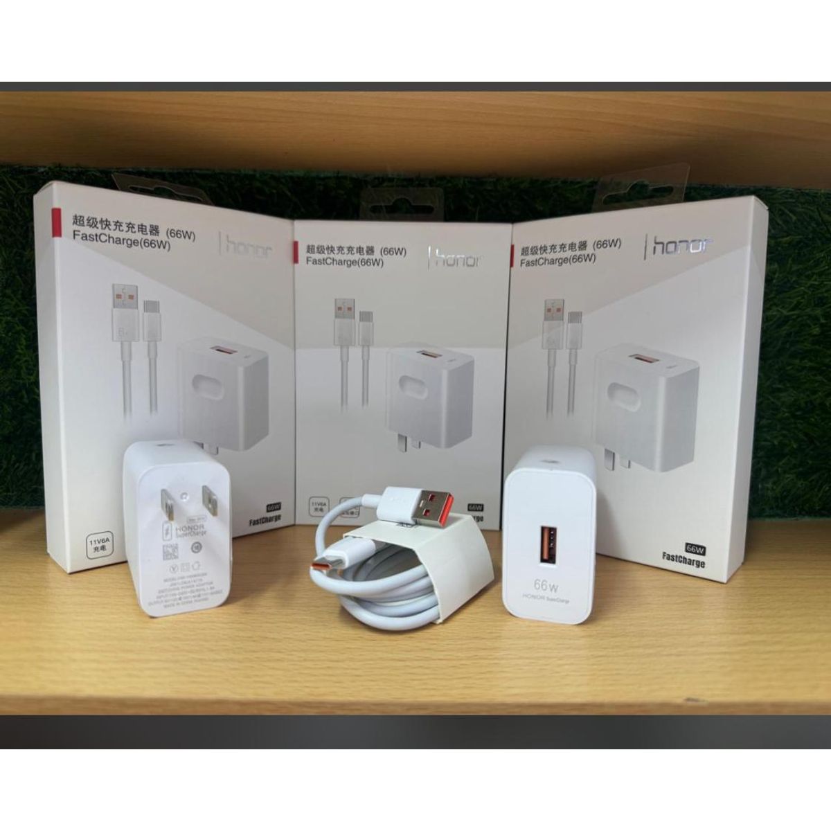 HONOR - cargador honor 66w  color blanco