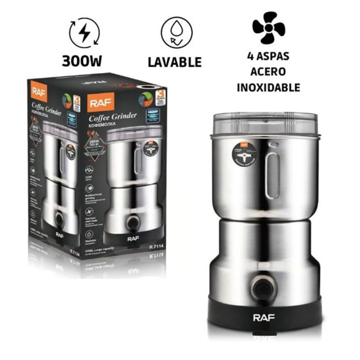 GENERICO - Molinillo Eléctrico Para Café