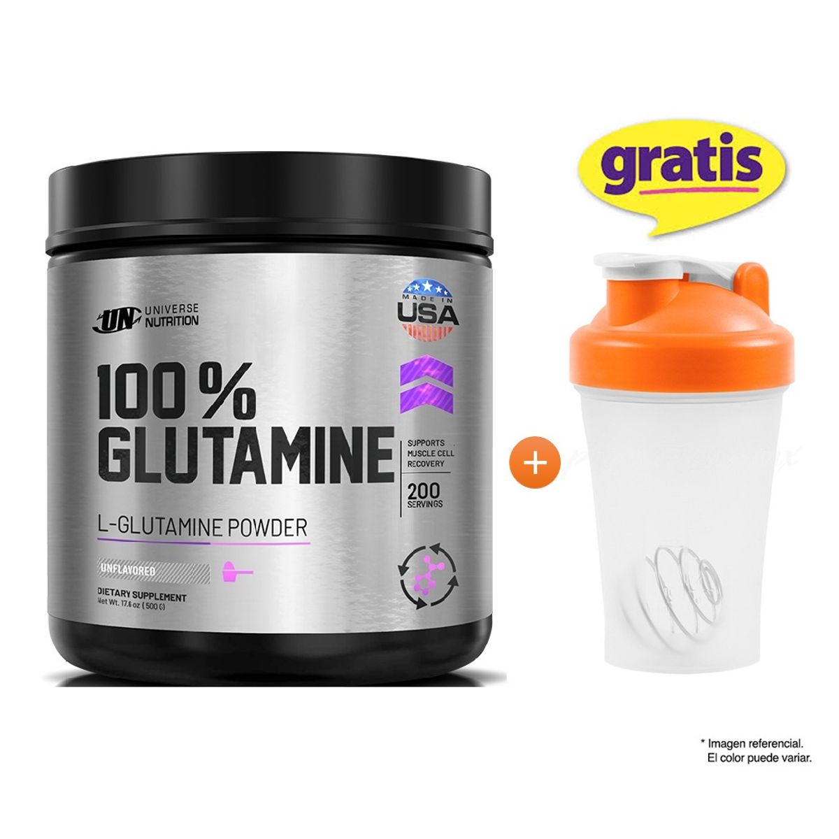 Universe Nutrition - Glutabolic America UN Nutrition 500 gramos