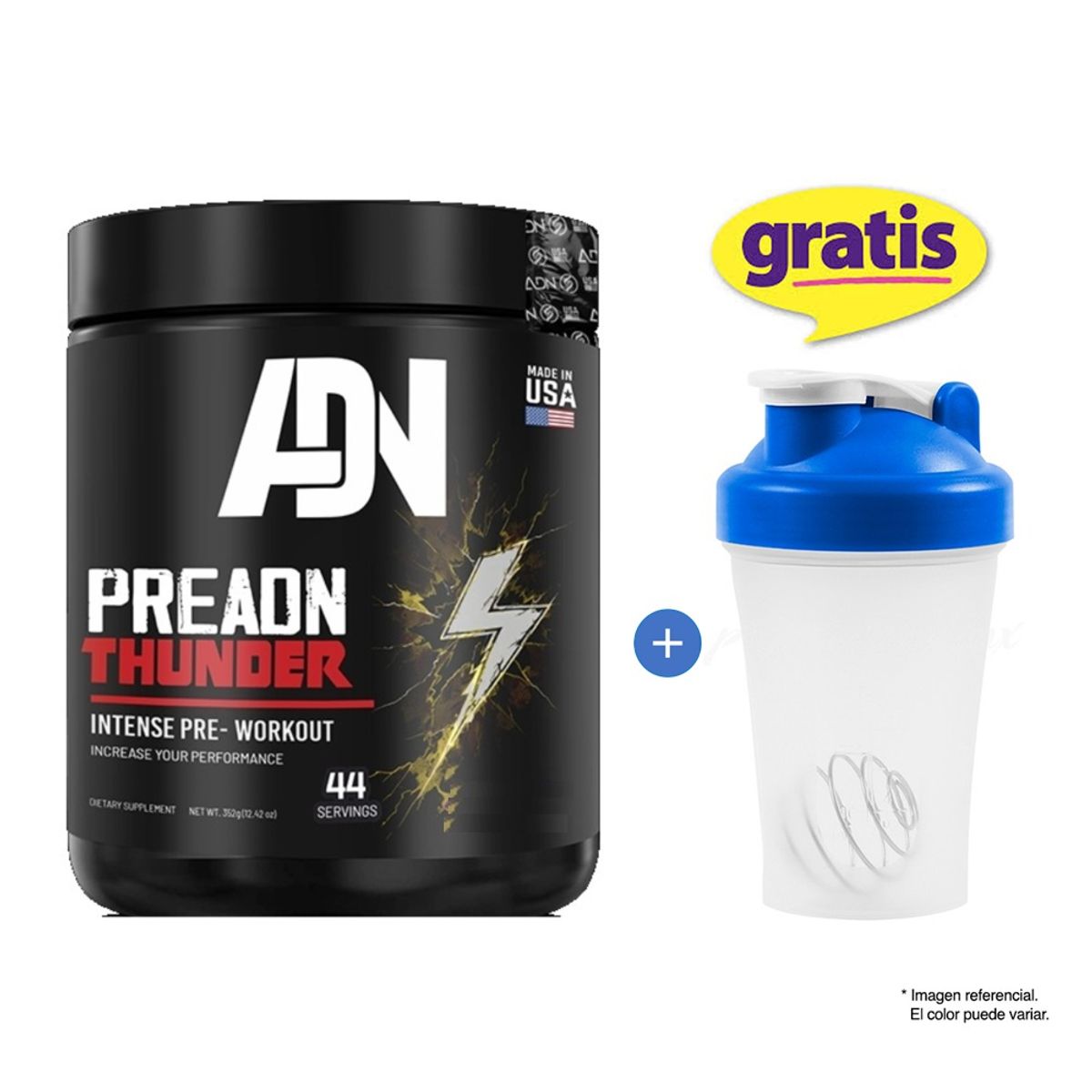 ADN - Pre - Entreno ADN Nutrition PRE ADN THUNDER 352gr Uva