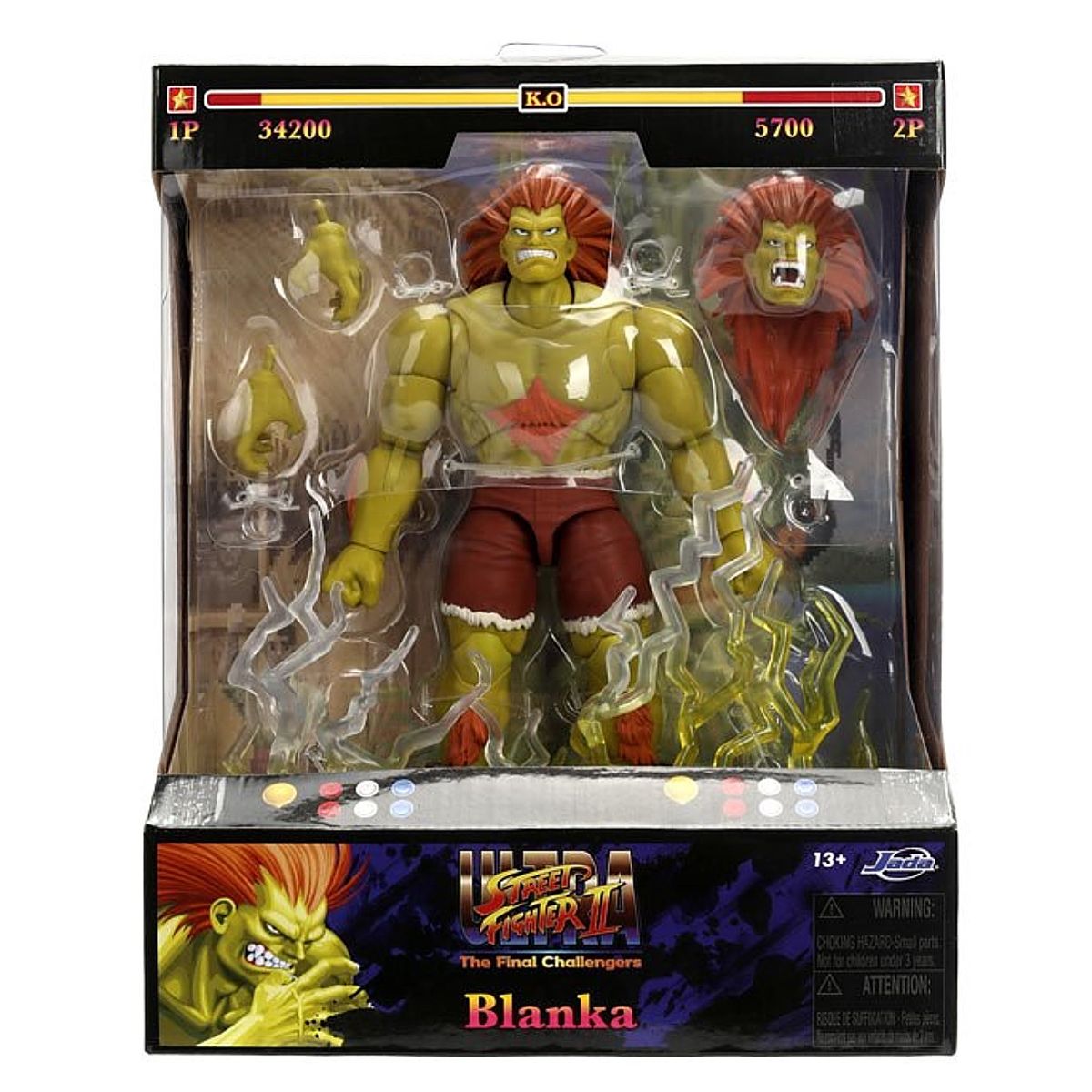 JADA TOYS - Figura Ultra Street Fighter II The Final Challengers Blanka