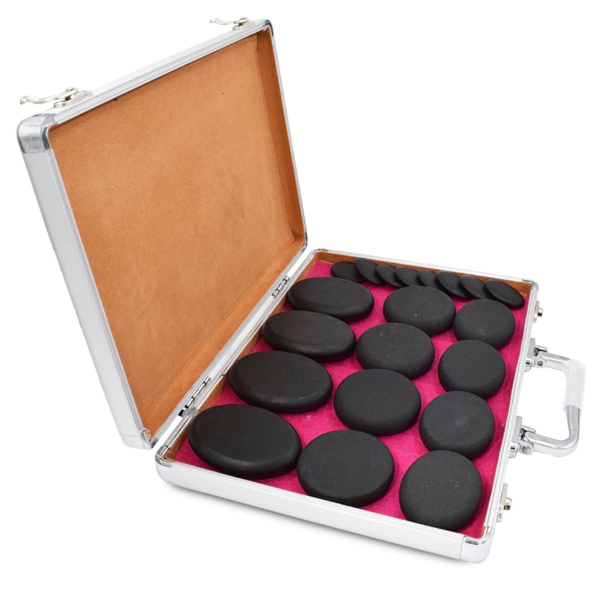 GENERICO - set de Piedras volcánicas con Maletín x 20 uds