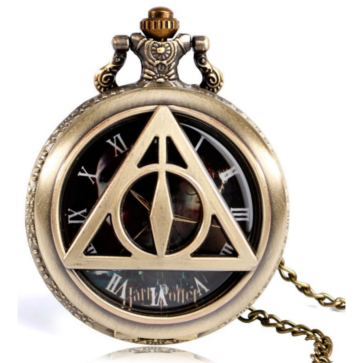 GENERICO - HarryP Reloj Bolsillo-collar Reliquias de la Muerte