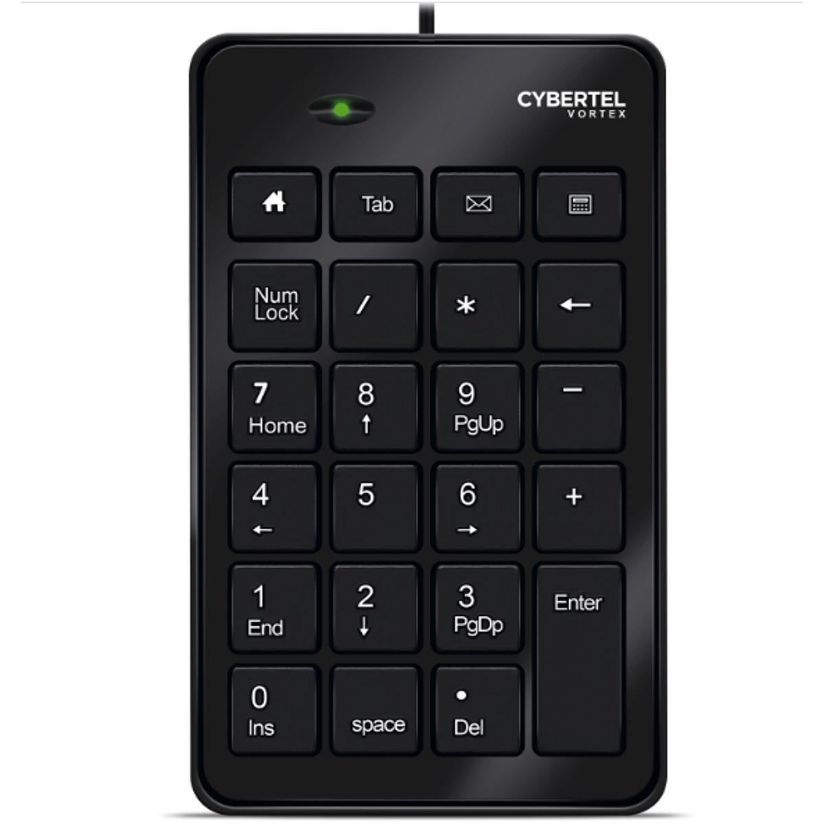 CYBERTEL - Teclado Numerico VORTEX CYB K300 USB CYBERTEL