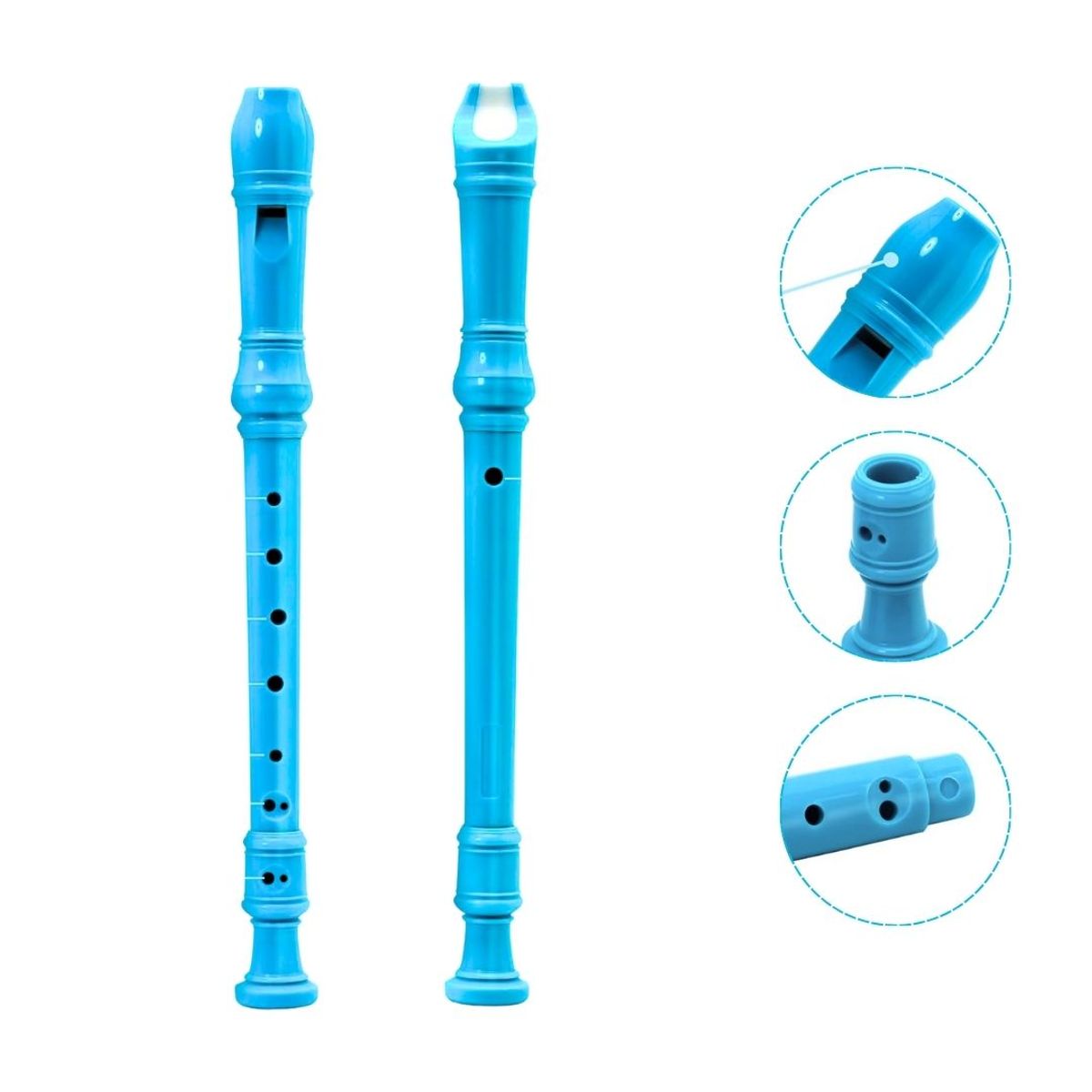 VOZZEX - Set de Instrumentos Musicales para Niños Vozzex - Celeste