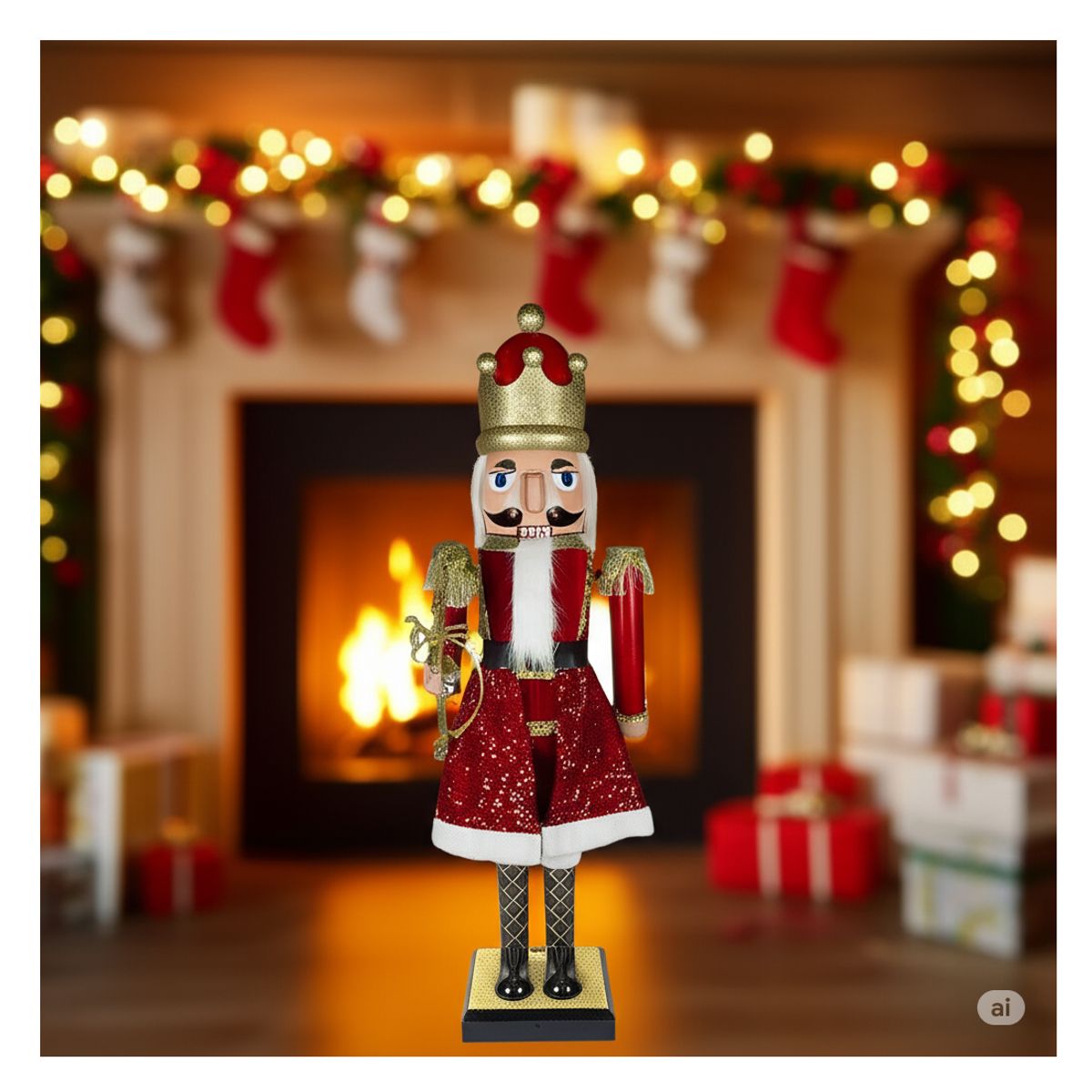 GENERICO - CASCANUES MUSICAL CON MOVIMIENTOS MIDE 1.65 CM CON SENSOR ALTA GAMA