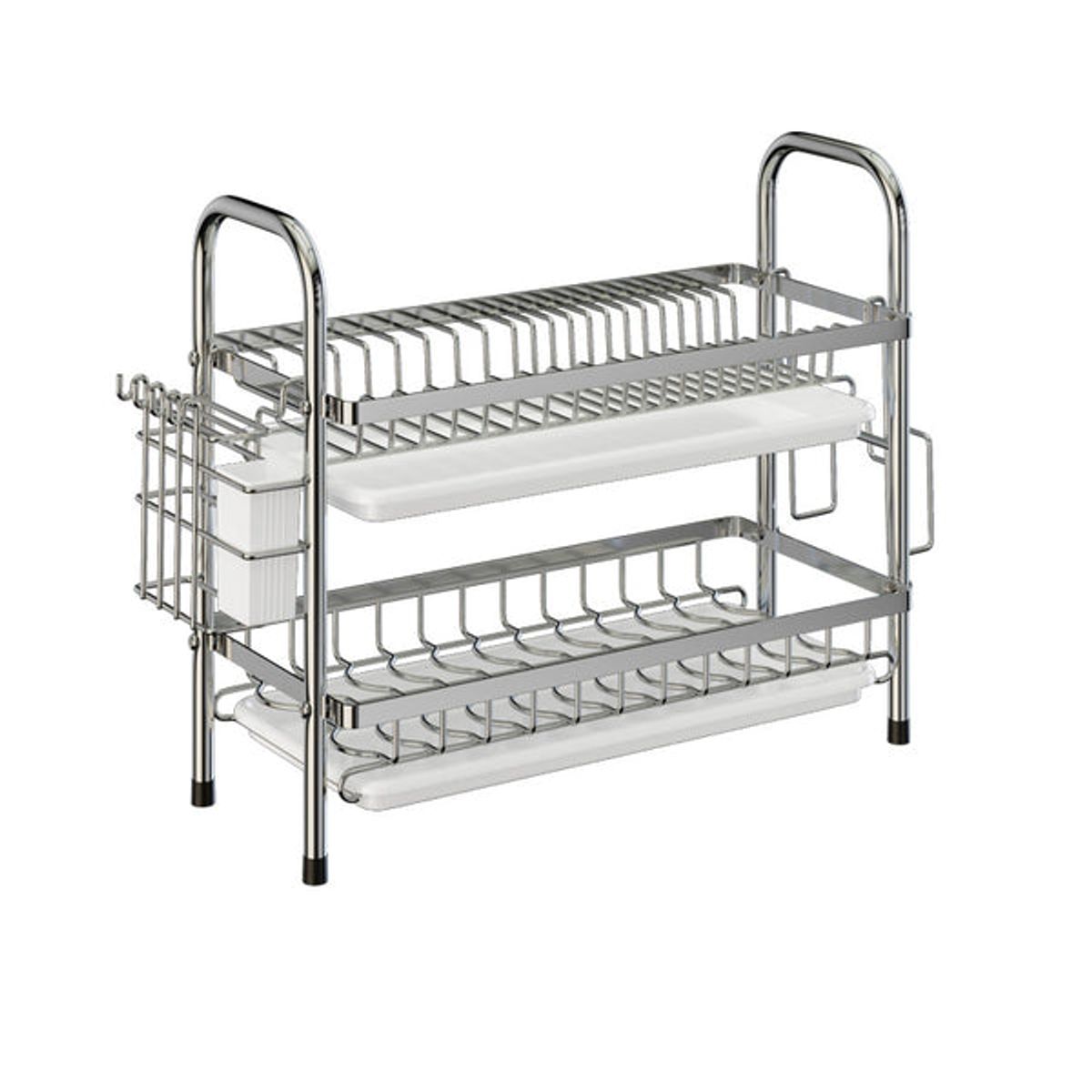 PIA COPELLO STORE - Escurridor de Platos 2 Niveles Plateado