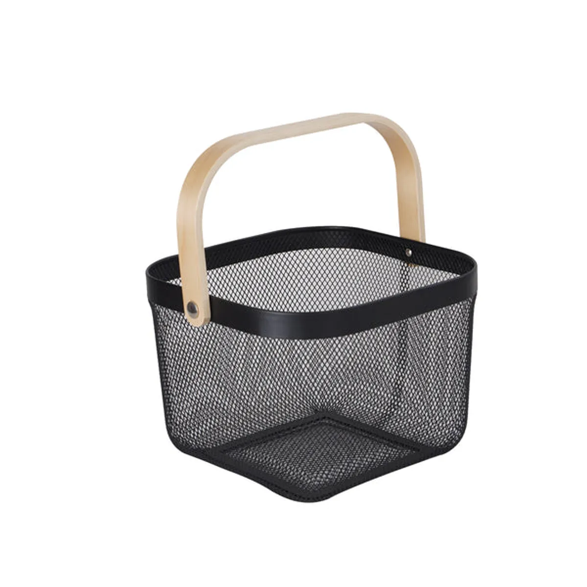 PIA COPELLO STORE - Cesta Organizadora con Asa - Negro