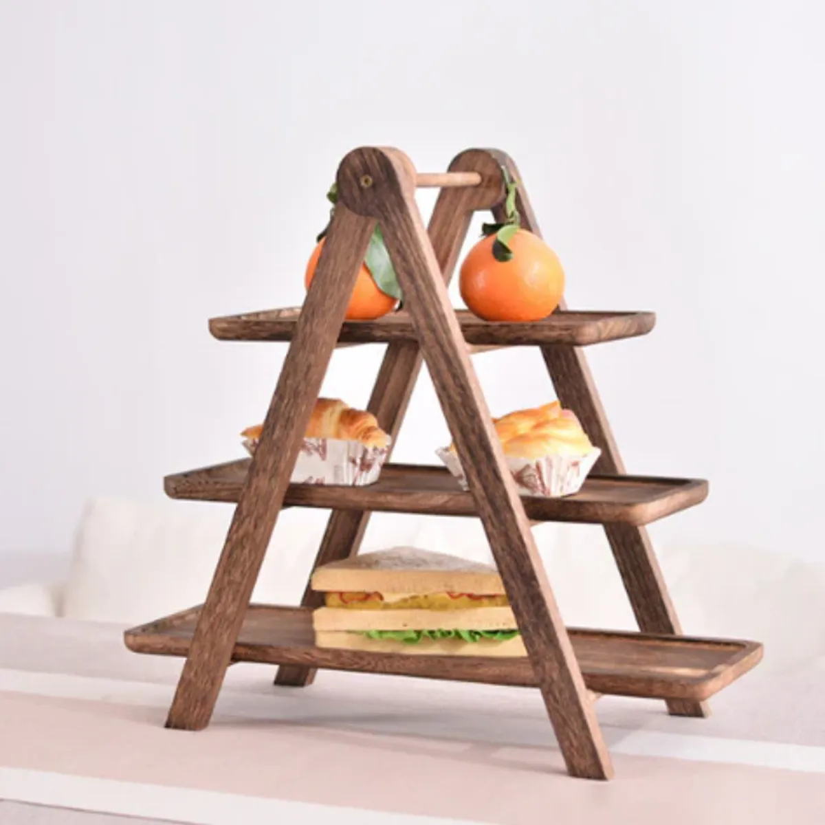 PIA COPELLO STORE - Estante de 3 Pisos de Madera