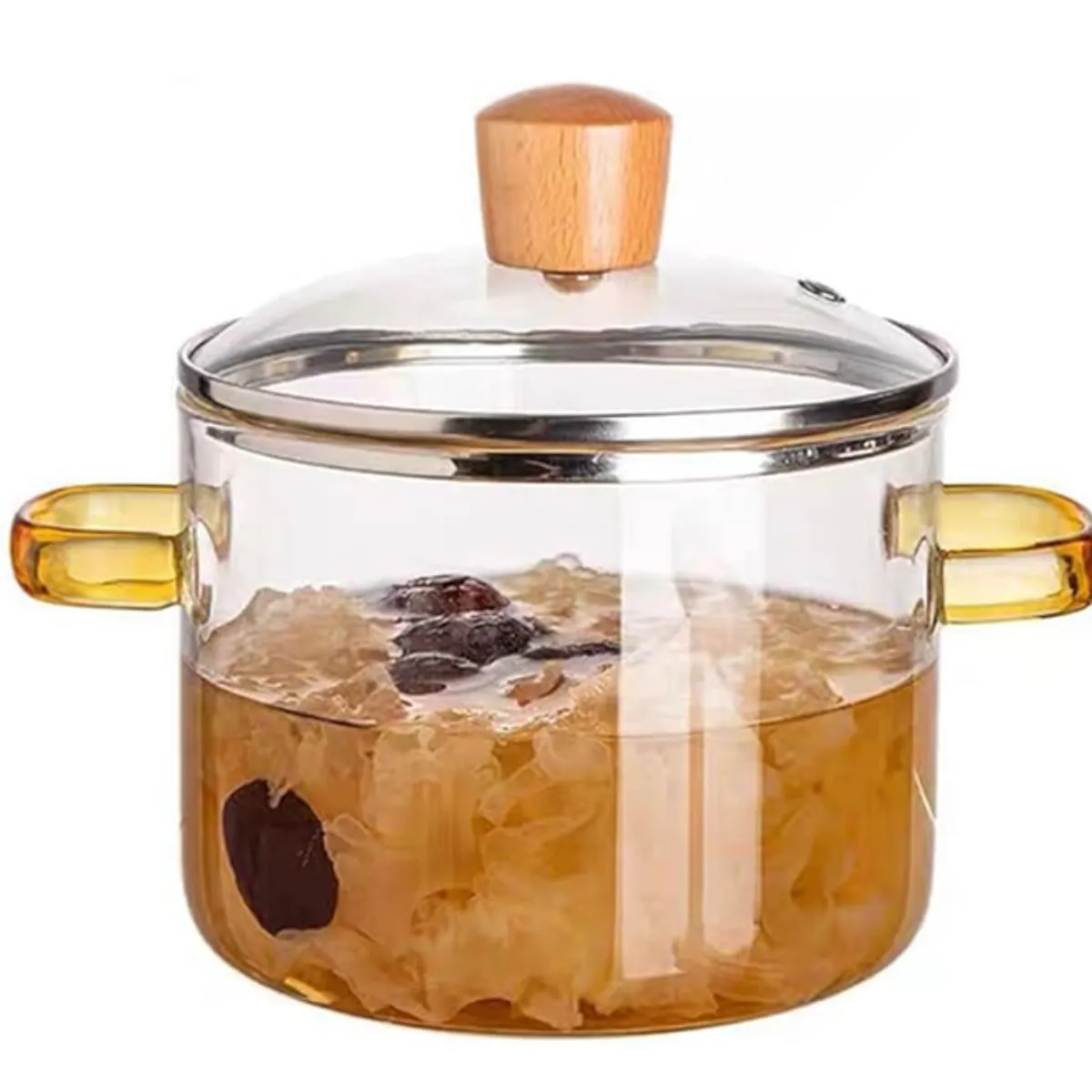 PIA COPELLO STORE - Olla de Vidrio con Asas 16L